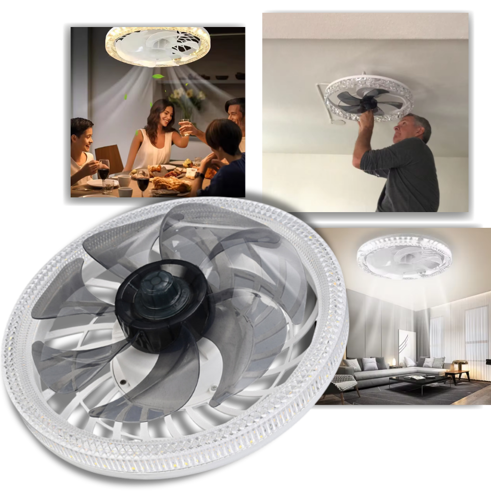 Aesthetic Ceiling Fan With Light And Remote - Ozerty